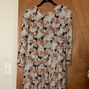 Floral midi dress
